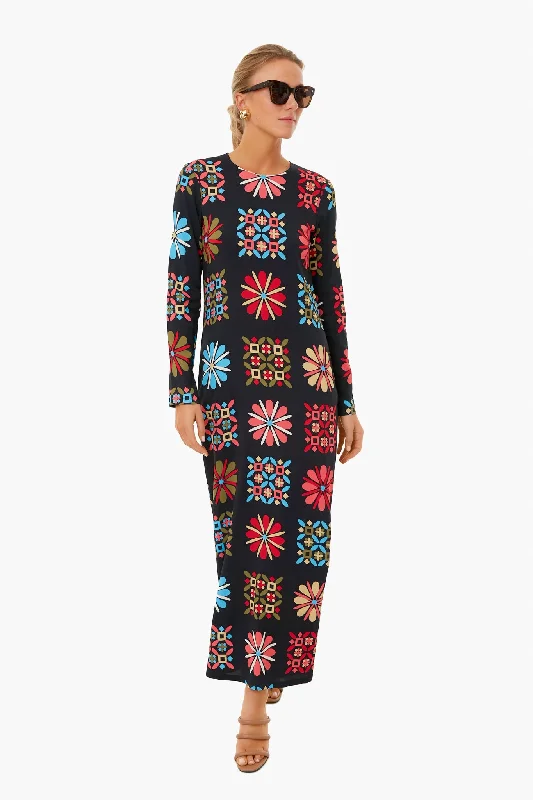 Unlock Huge Savings Now!Vetrata Grande Long Sleeve Swing Dress