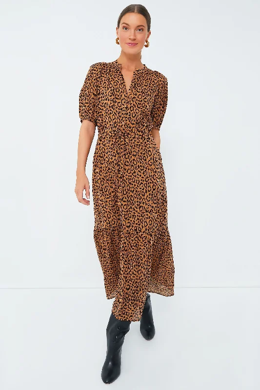 Steals and Deals Await!Vintage Leopard Organic Lucy Dress