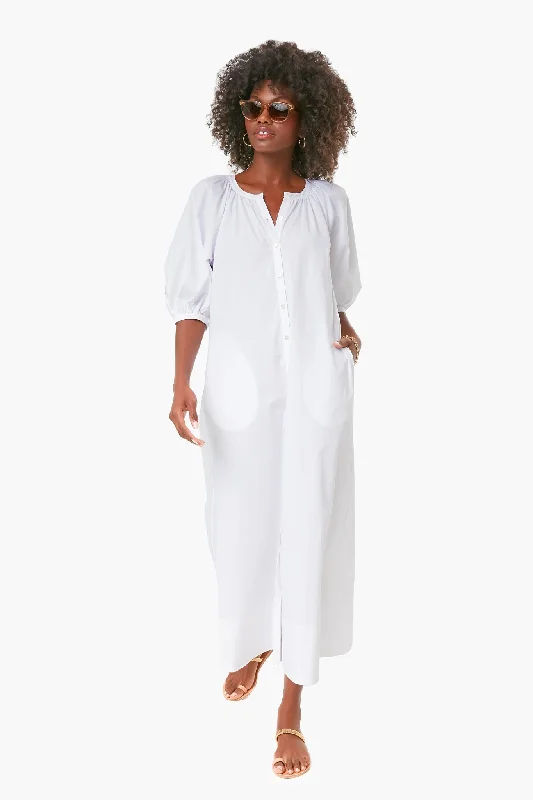Save Money, Shop Happy!White Vincent Dress