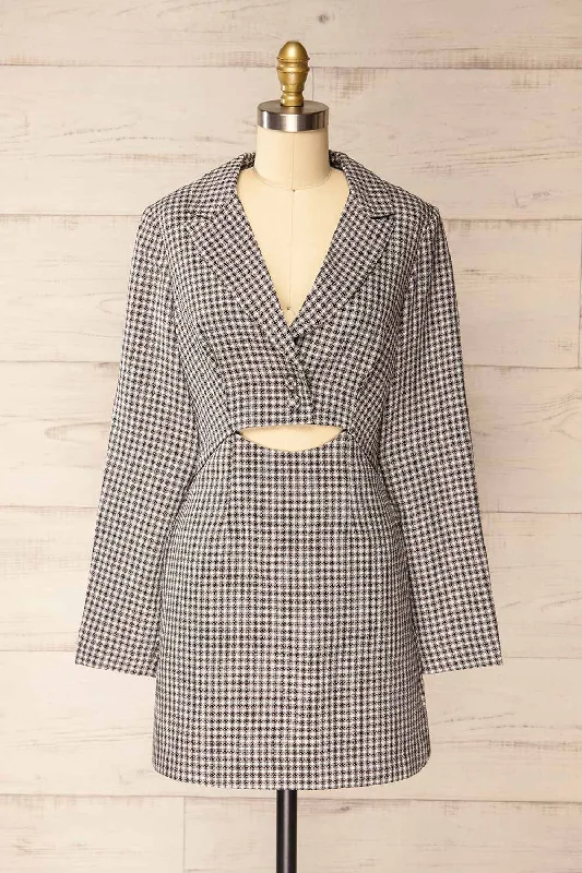 Seasonal Sale – Shop Now!Worcester | Short Gingham Blazer Dress