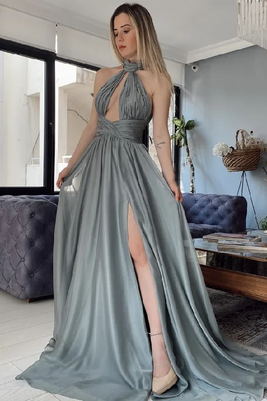Save Up to 50% Off!A line chiffon long prom dress evening dress     cg20676