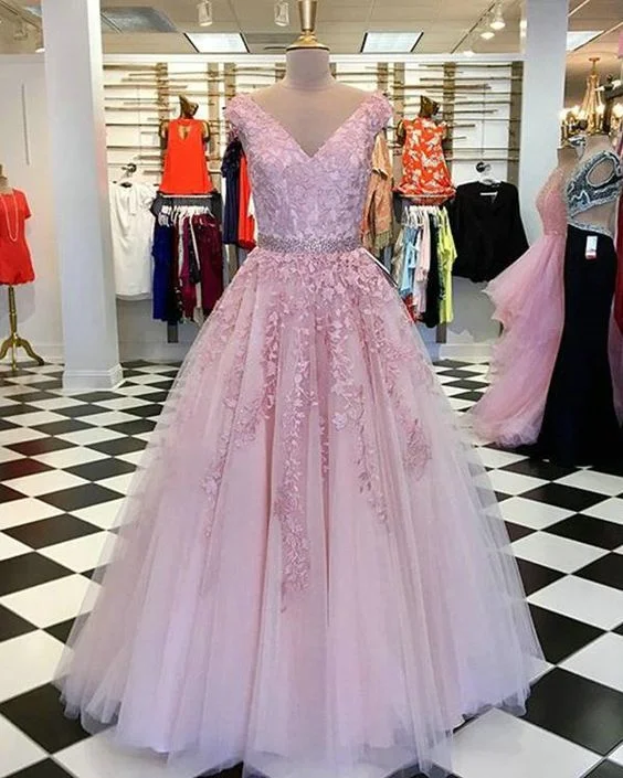 Your Favorite Items on Sale Now!A-line Pink Long Prom Dress Ball Gown    cg20600