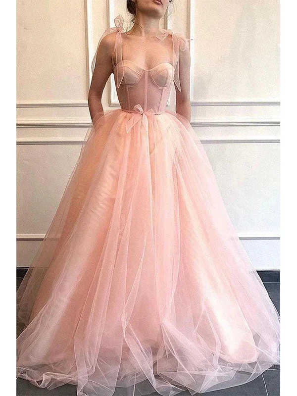 Your Best Deals Are Here!A-line Pink Tulle Princess Formal Modest Party Long Prom Dresses PD331 Your Best Deals Are Here!A-line Pink Tulle Princess Formal Modest Party Long Prom Dresses PD331