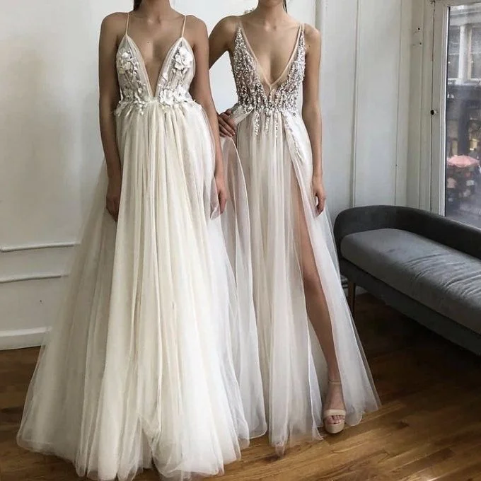 Only a Few Left – Order Now!A line tulle Formal Prom Evening Gown    cg20703