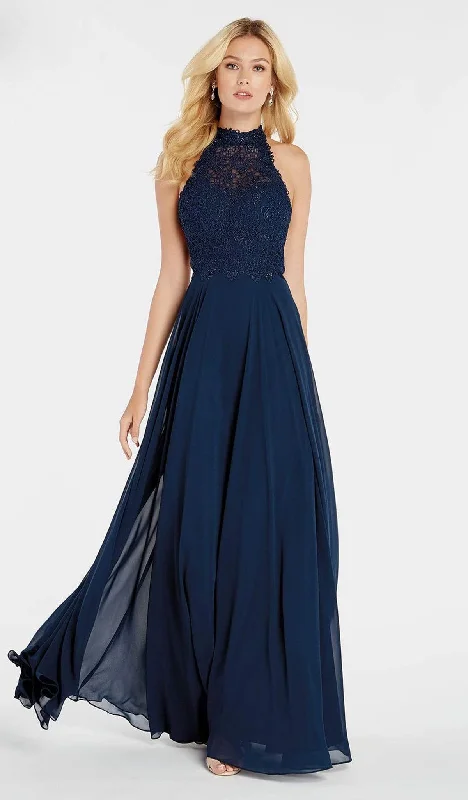Get More for Less!Alyce Paris - Lace Halter Bodice A-Line Gown 60354