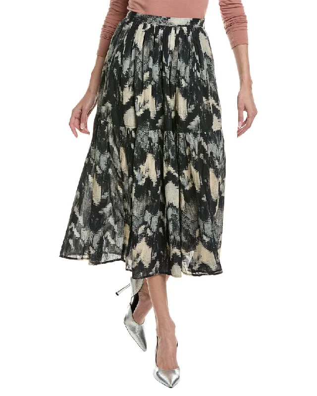 Must-Have Deals Inside!ba&sh Tiered Midi Skirt