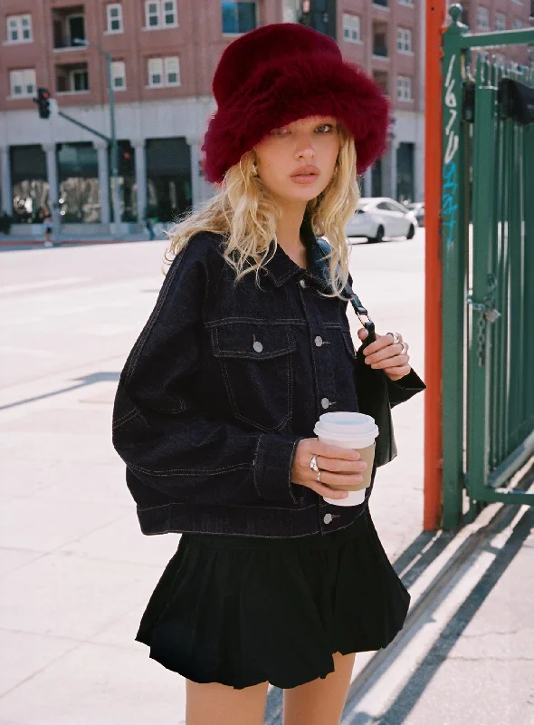 Stock Up and Save!Dear London Bubble Hem Mini Skirt Black
