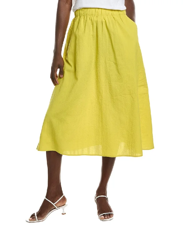 Don’t Wait – Deals Won’t Last!EILEEN FISHER Petite Ripple Pocket Midi Skirt