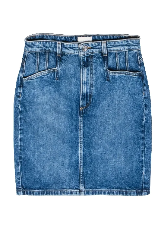 Save Money, Shop Happy!Favorite Daughter - Blue Medium Wash Denim Skirt Sz 6