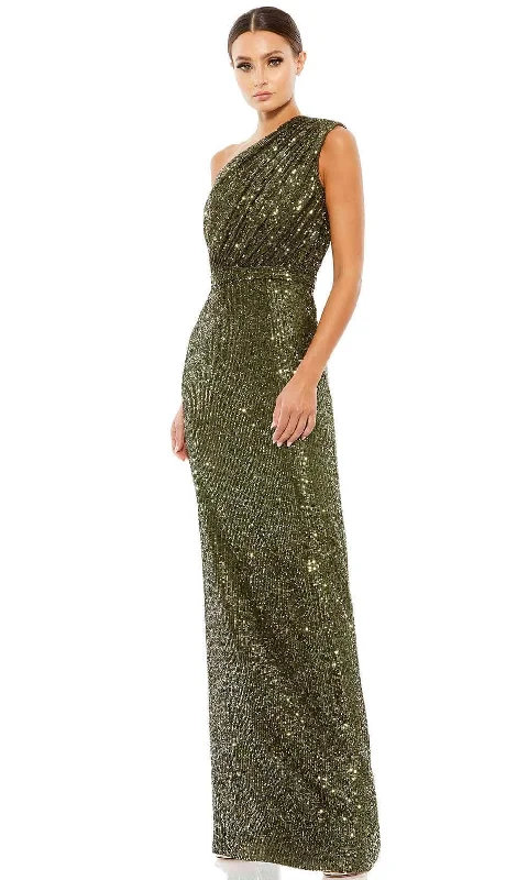 Price Drops You’ll Love!Ieena Duggal 26694 - Ruched Asymmetrical Neck Prom Gown