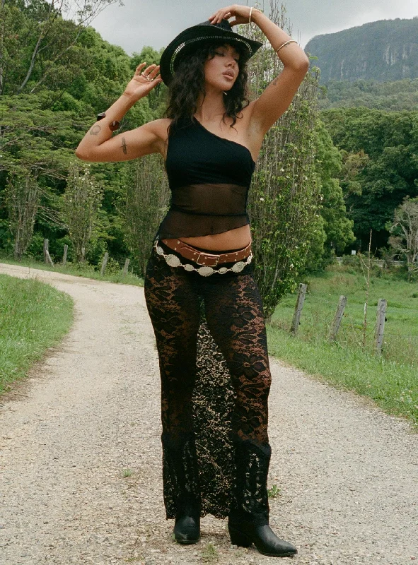 Shop Early, Save Big!Lombardio Lace Maxi Skirt Black