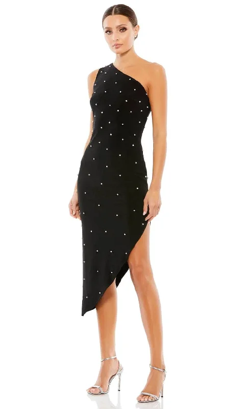 Grab Yours Before It’s Too Late!Mac Duggal 55646 - Asymmetrical Hem Formal Dress