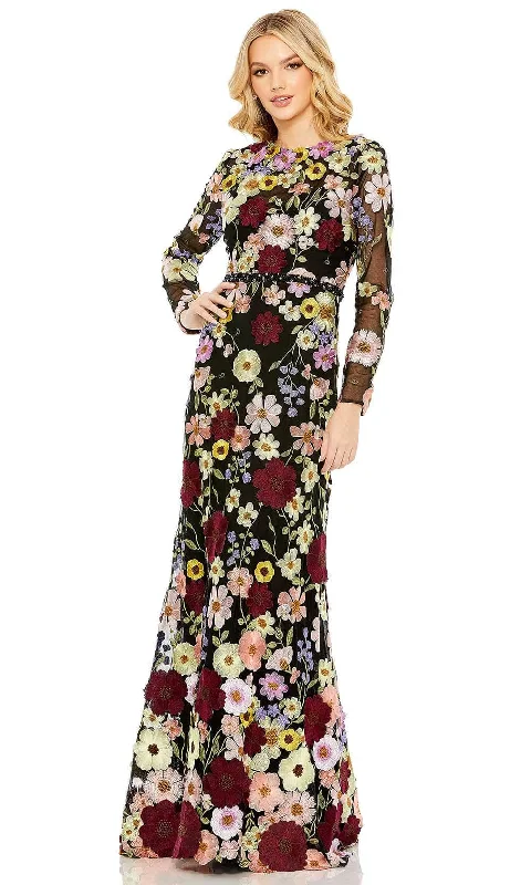 Flash Deals – Act Quickly!Mac Duggal 68201 - Floral Appliqued Evening Gown