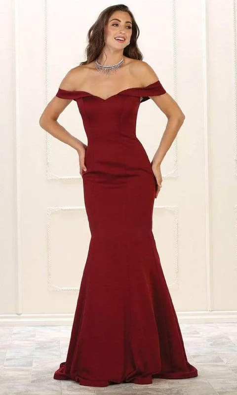 Upgrade for Less!May Queen - Off Shoulder Mermaid Evening Gown MQ1547