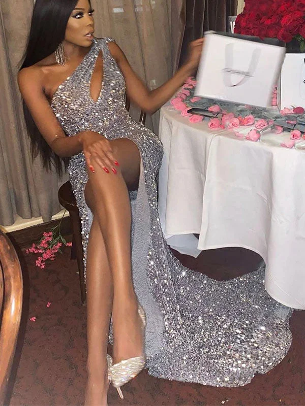 The Best Sale of the Year!Mermaid Silver Sequin Sparkly Unique Modest Party Evening Long Prom Dresses PD303 The Best Sale of the Year!Mermaid Silver Sequin Sparkly Unique Modest Party Evening Long Prom Dresses PD303