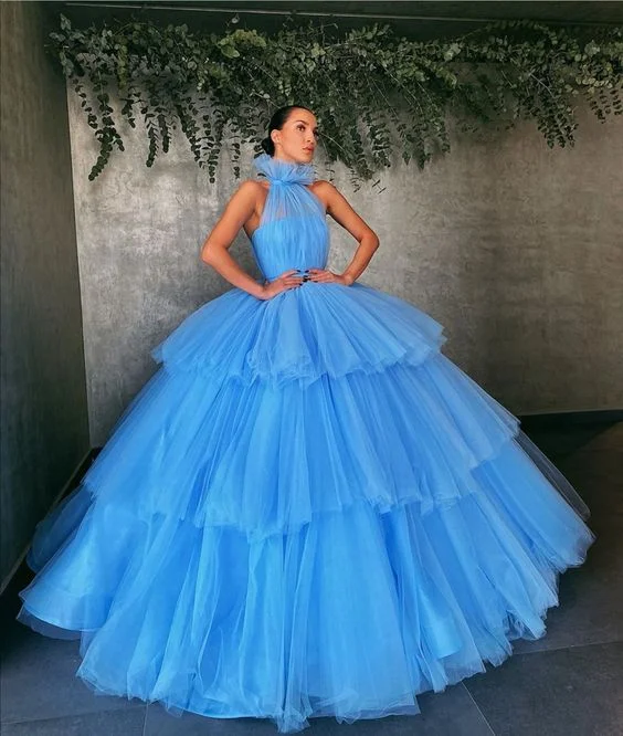 Massive Price Cuts!Princess Blue Prom Ball Gown Dresses with Layers Tulle Skirt cg20701 Massive Price Cuts!Princess Blue Prom Ball Gown Dresses with Layers Tulle Skirt cg20701