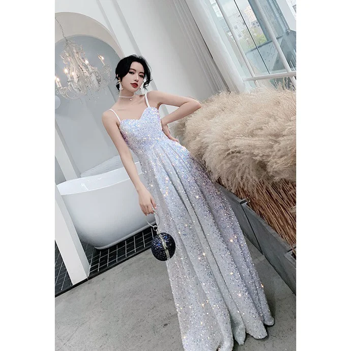 Instant Savings Await!Sequins White Prom Dress    cg20693