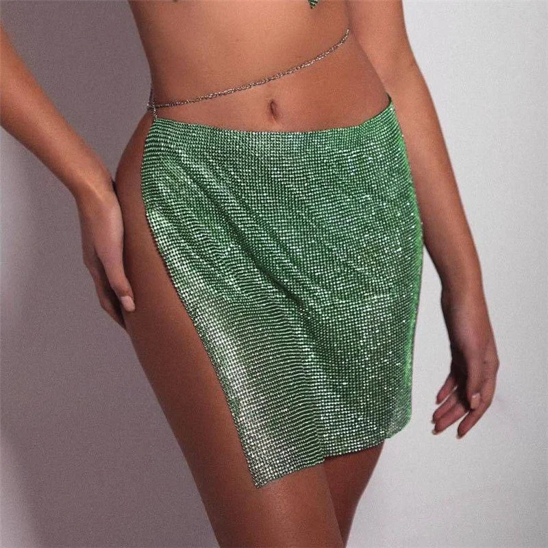Snag the Best Prices Now!SHIHAN 2023 Shiny Full Rhinestones Mini Skirts Silver Crystal Diamonds Patchwork Sexy Women Club Rave Festival Slim Skirt Snag the Best Prices Now!SHIHAN 2023 Shiny Full Rhinestones Mini Skirts Silver Crystal Diamonds Patchwork Sexy Women Club Rave Festival Slim Skirt