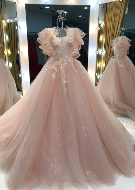 Save More with Every Purchase!tulle princess long formal prom dress, long pink evening dress cg20683 Save More with Every Purchase!tulle princess long formal prom dress, long pink evening dress cg20683