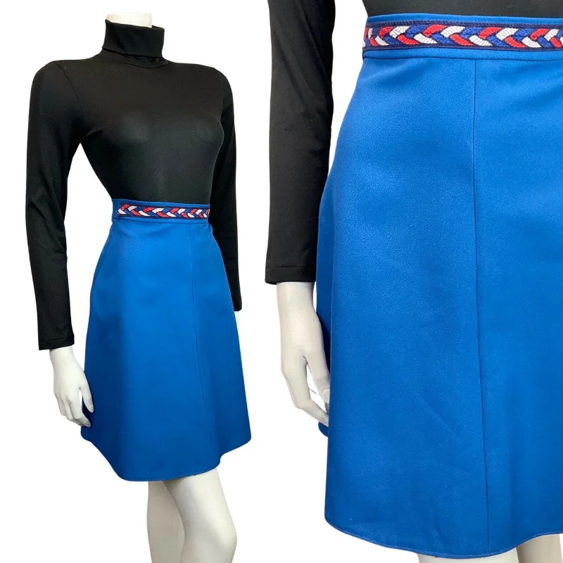 Today Only – Don’t Miss It!VINTAGE 60s 70s BLUE RED WHITE PLAITED MOD A-LINE SKIRT 4 Today Only – Don’t Miss It!VINTAGE 60s 70s BLUE RED WHITE PLAITED MOD A-LINE SKIRT 4