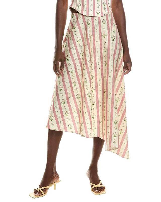 Lowest Prices Guaranteed!WeWoreWhat Asymmetrical Midi Skirt