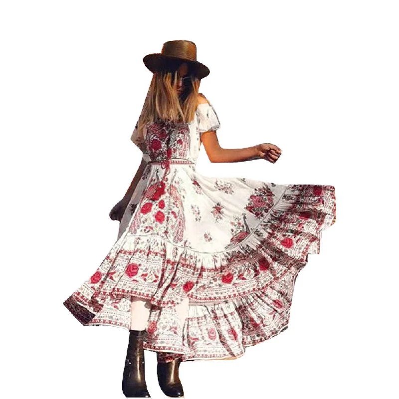 Shop Smart, Save Big!2017 Fashion Hot Print Dresses Boho Women Clothing New Arrival Womens Sexy Multicolor Spaghetti Strap Short Summer Sundresses