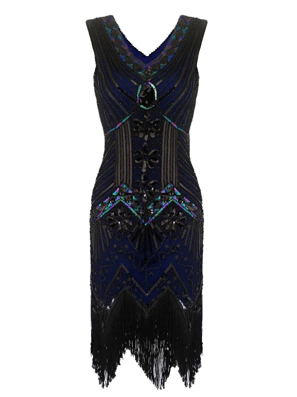 Score Big Savings Today!1920s Sequined Flapper Dress