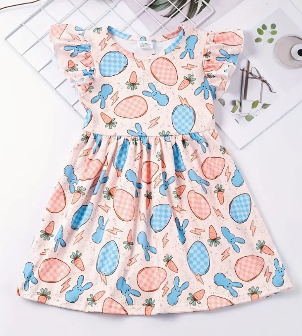 Get It Before It’s Gone!Bunny and Plaid Egg Dress