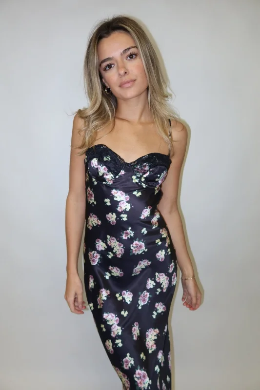 Best Deals Just for You!HYDRANGEA CUTOUT DRESS