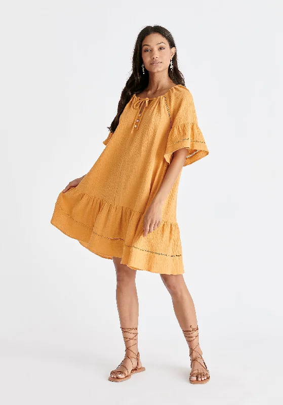 Best Price of the Season!Cheesecloth Swing Dress