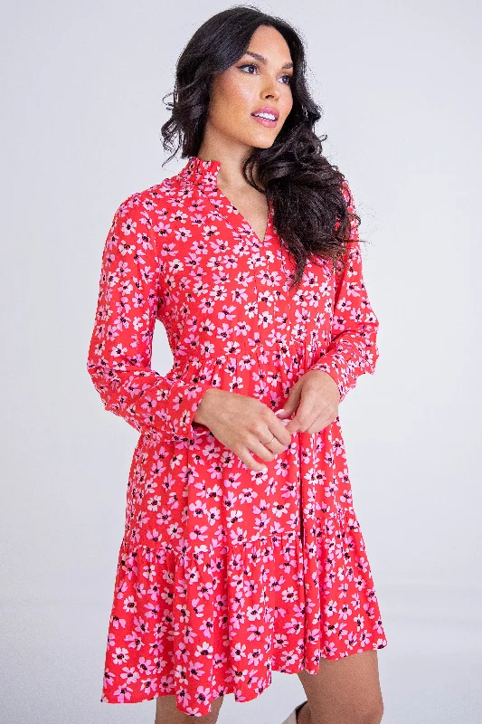 Price Drops You’ll Love!Floral Vneck Tier Dress