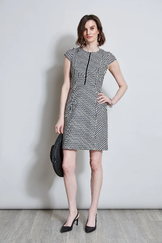 Don’t Wait – Shop Today!Gingham Fit & Flare Dress