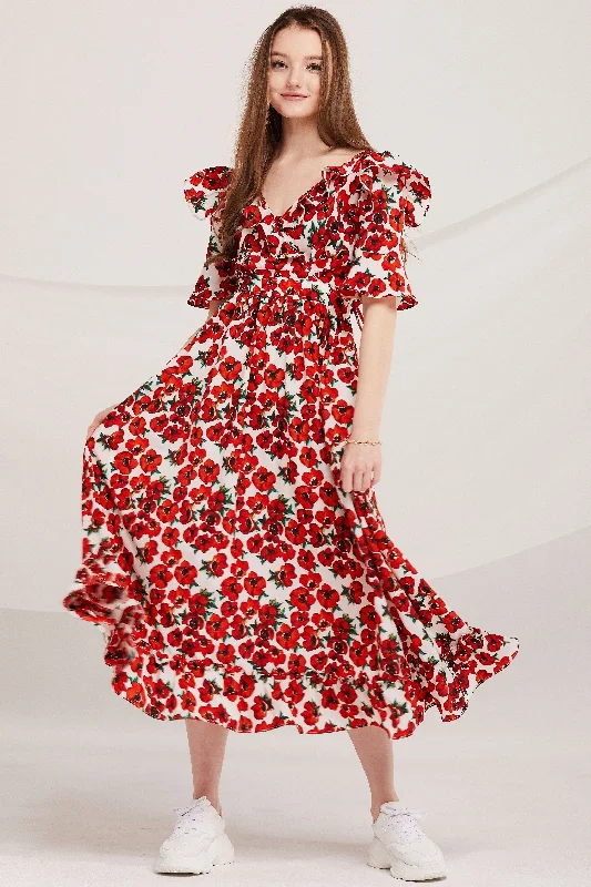 Upgrade for Less!Kenley Floral Blossom Wrap Dress