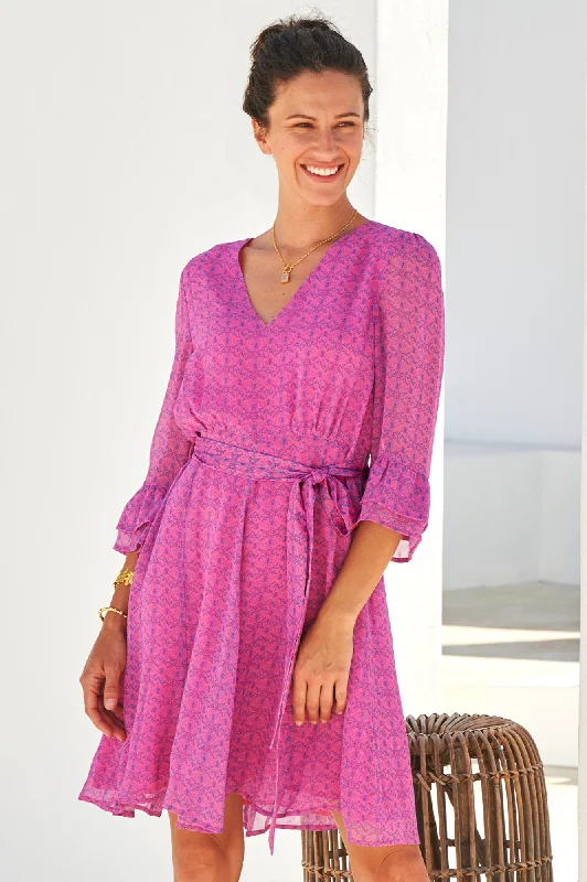 Best Deals Just for You!Kira Dress | Fantasy Tile Pink