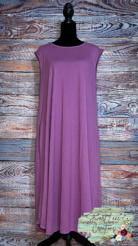 Today Only – Don’t Miss It!Lavender Sleeveless Dress