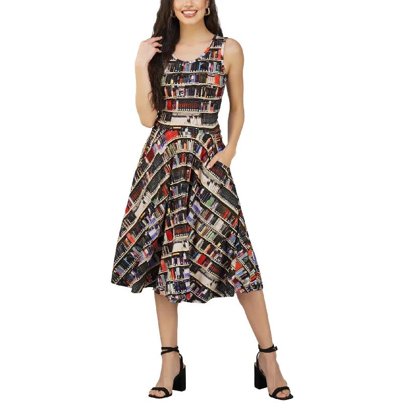 Don’t Wait – Deals Won’t Last!Library Shelves Sleeveless Twirl Dress