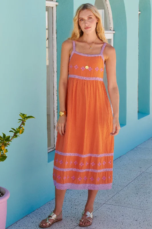 Shop More, Spend Less!Naomi Dress | Orange/Purple