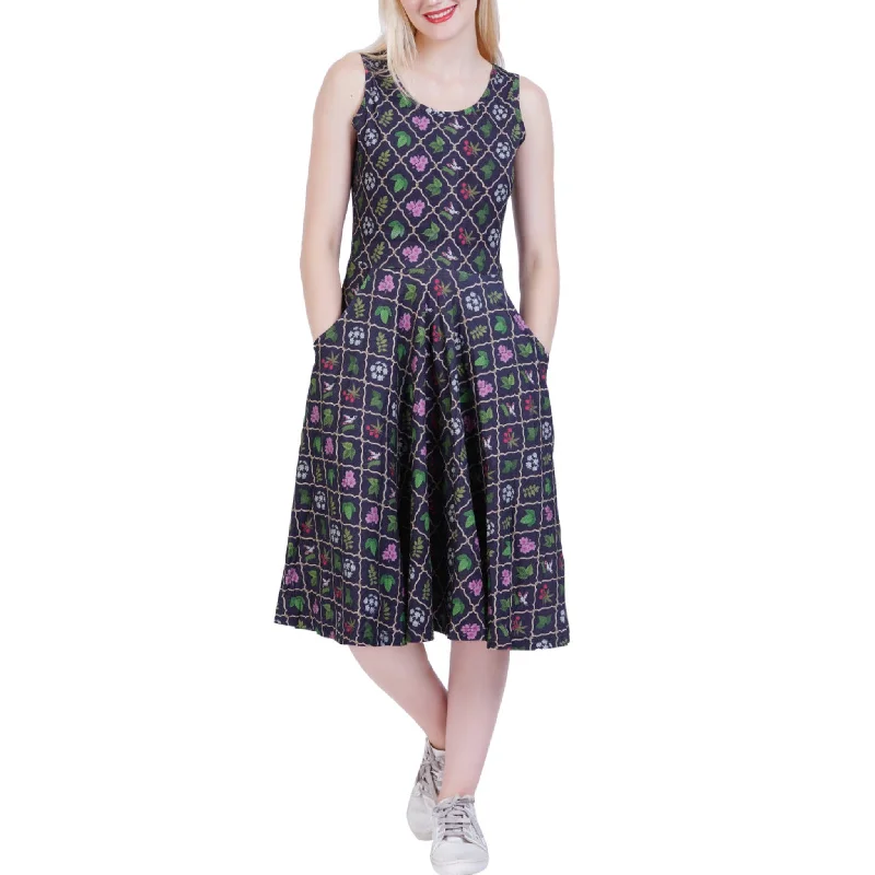 Bigger Savings, Better Shopping!Poisonous Plants Sleeveless Twirl Dress