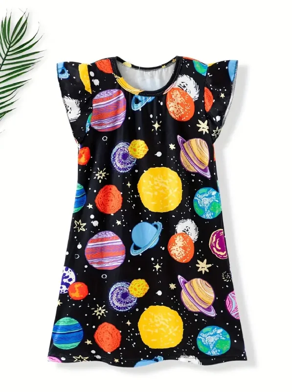 Shop the Hottest Deals!Space and Planet Dress
