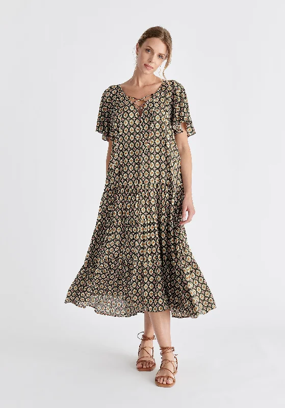 Bigger Savings, Better Shopping!Tiered Boho Dress