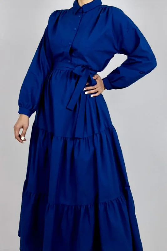 Enjoy Huge Discounts Now!Two pocket layer dress D