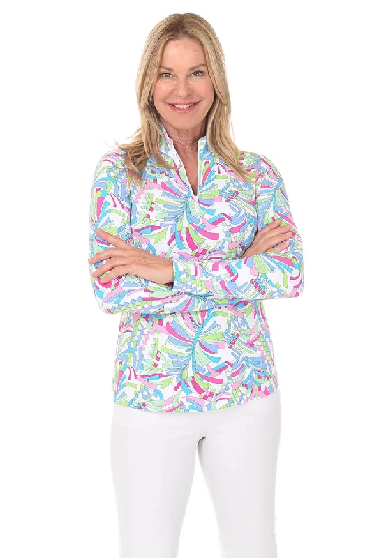 More Discounts, More Joy!Casi Confetti UPF50+ Sun Shirt
