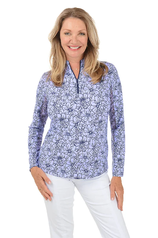 Limited Edition, Limited Price!Lavender Diana Floral UPF50+ Sun Shirt