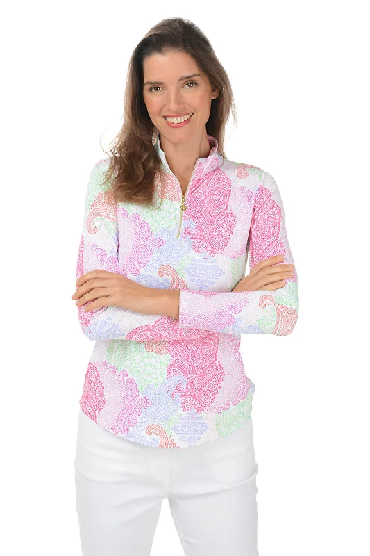 Get More for Less!Multi Paisley UPF50+ Sun Shirt