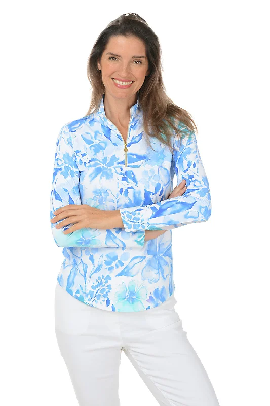 Hot Deals You Can’t Resist!Watercolor Flower UPF50+ Sun Shirt