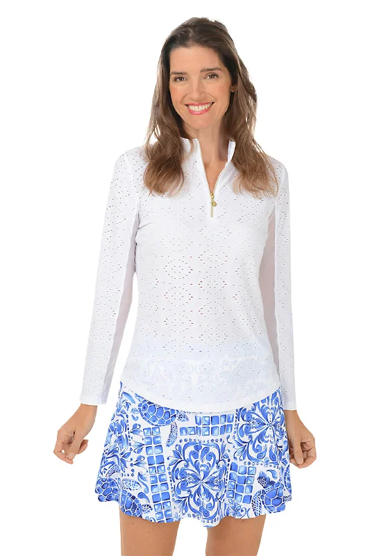 The Best Offers Are Here!Eyelet UPF50+ Sun Shirt