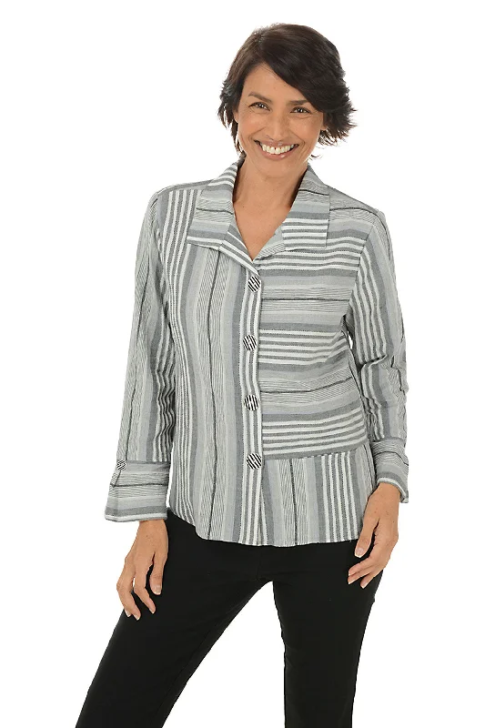 Find Your Perfect Deal Today!Mixed Stripe High-Low Shirt