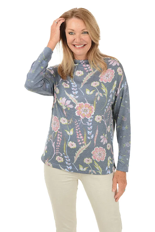 Best Price of the Season!Nighttime Garden Dolman Sleeve Top