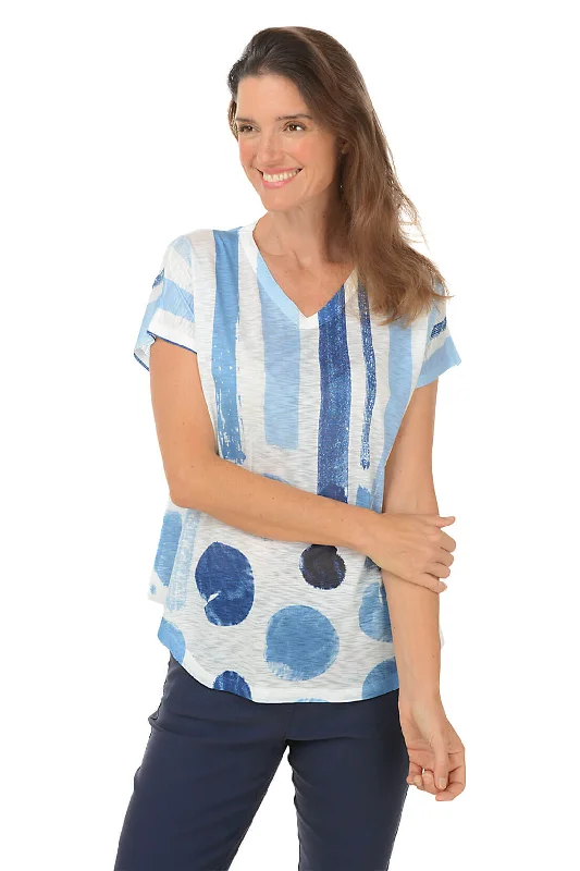 Exclusive Deals Just for You!Petite Sandra Short Sleeve Slub Knit Top