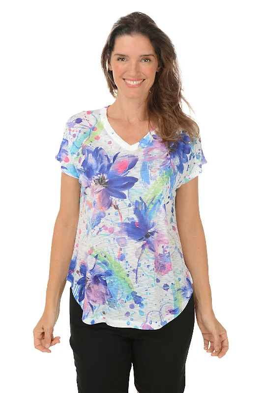 The Best Deals Won’t Wait!Sophia Short Sleeve Slub Knit Top